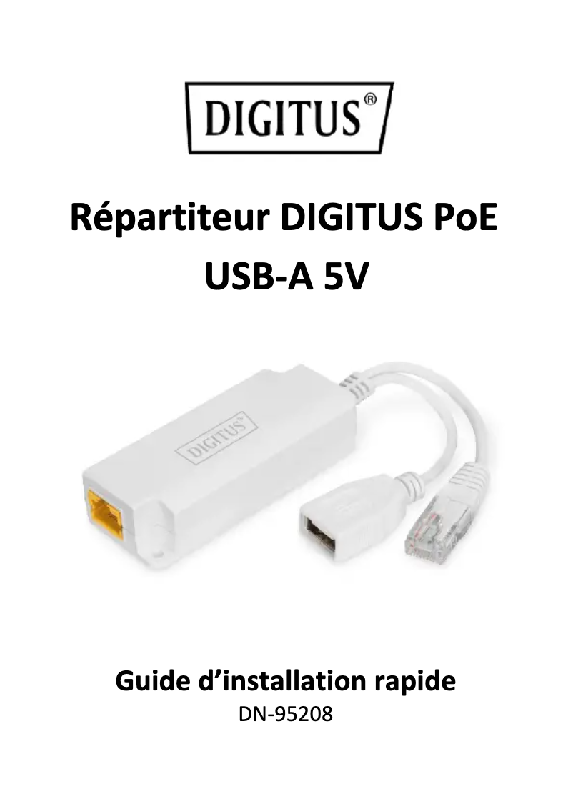 Page n°1 - Manuel utilisateur Digitus DN-95208