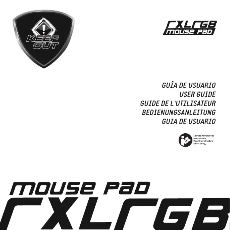 Page n°1 - Manuel utilisateur KeepOut RXL-RGB