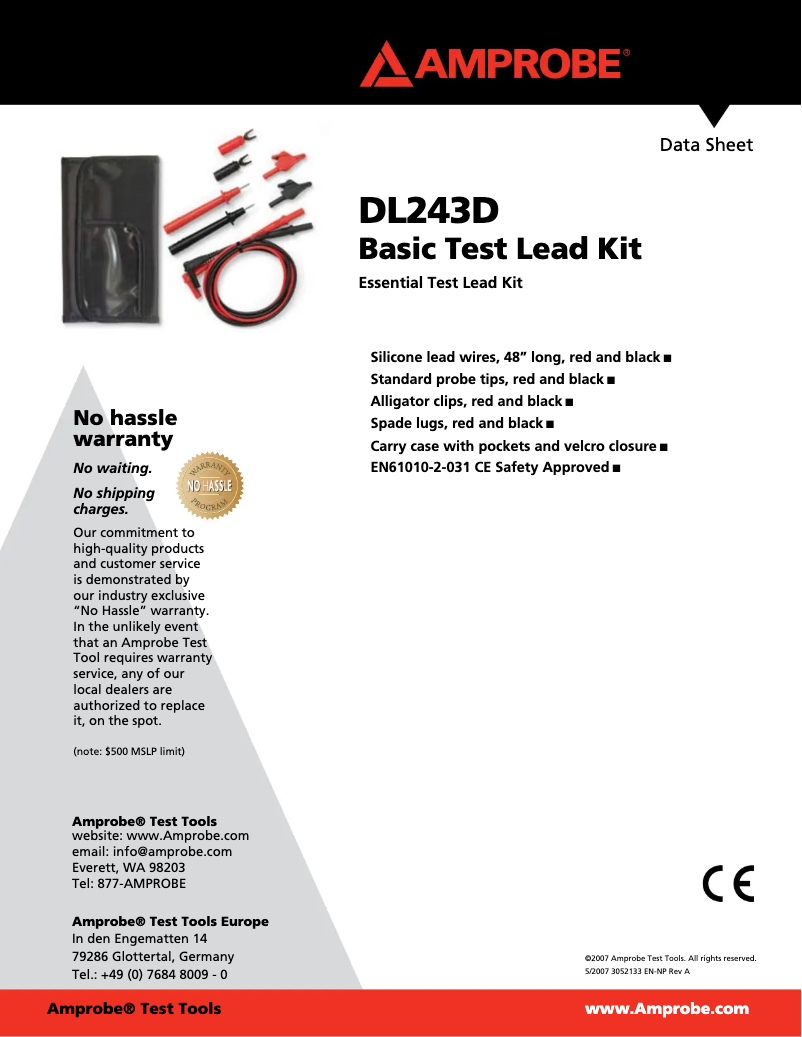 Image de la première page du manuel de l'appareil DL243D