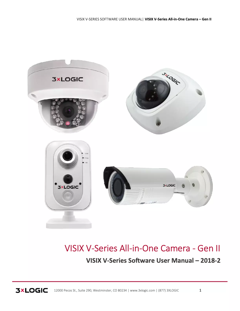 Página 1 del manual Manual de usuario 3xLOGIC VX-4V-OD-RI