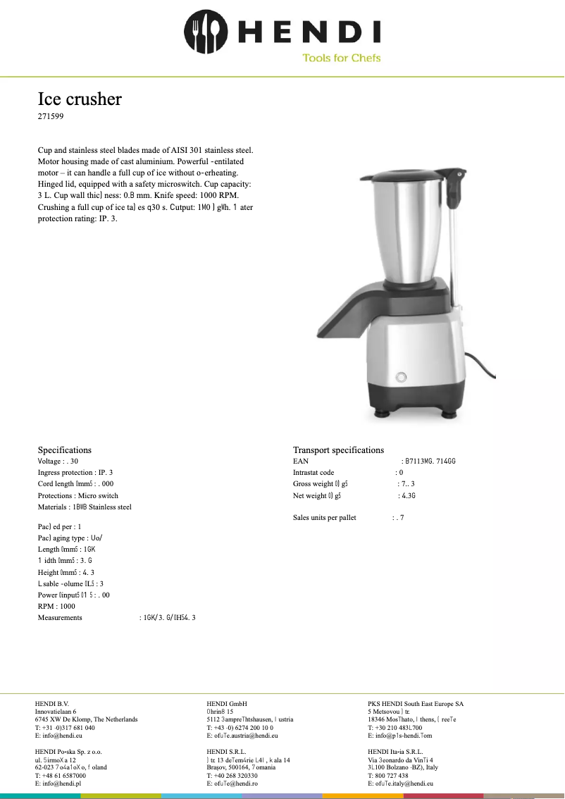 Image de la première page du manuel de l'appareil 271599