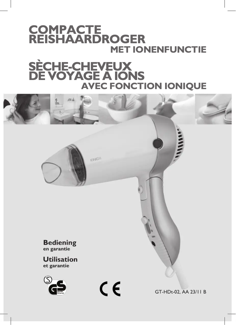 Page 1 de la notice Manuel utilisateur GlobalTronics GT-HDt-02