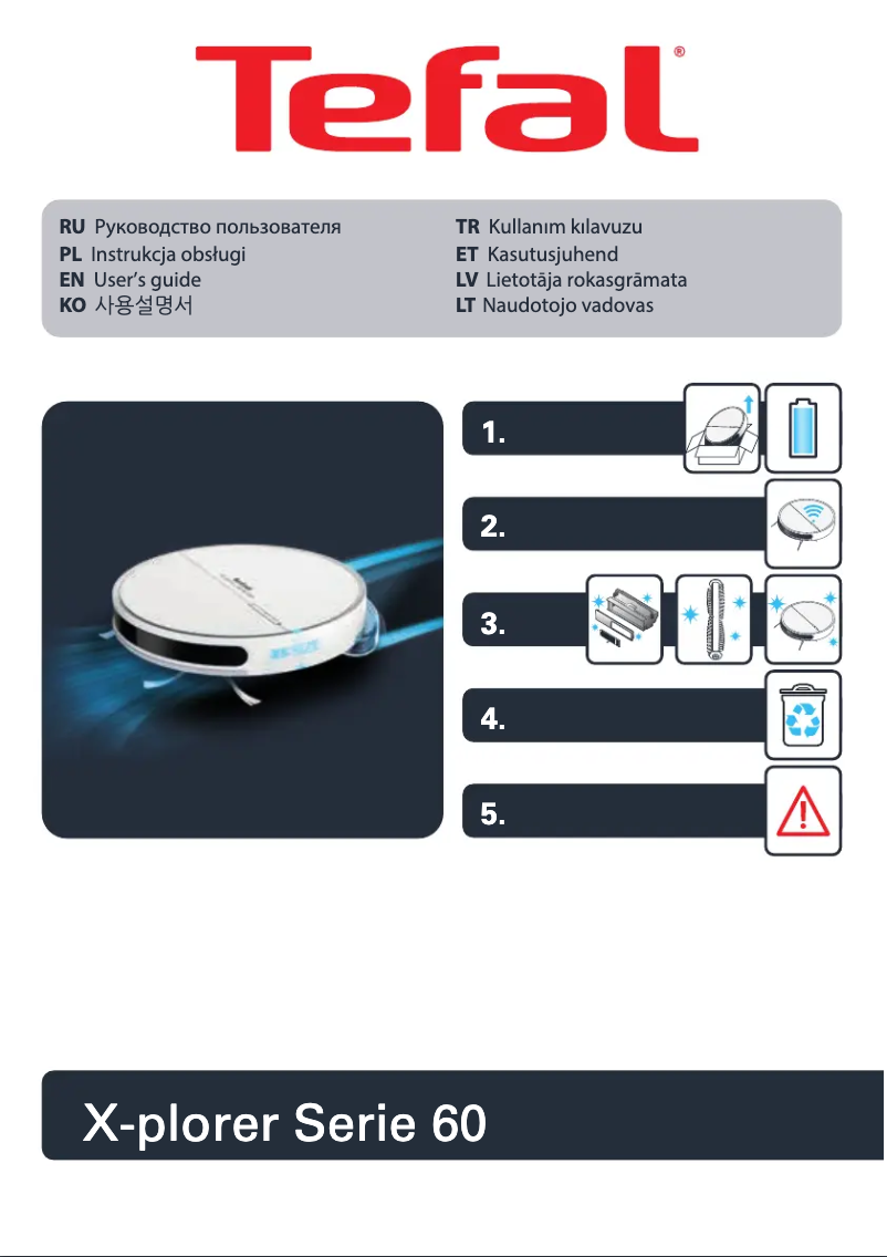Page 1 de la notice Manuel utilisateur Tefal RG7447