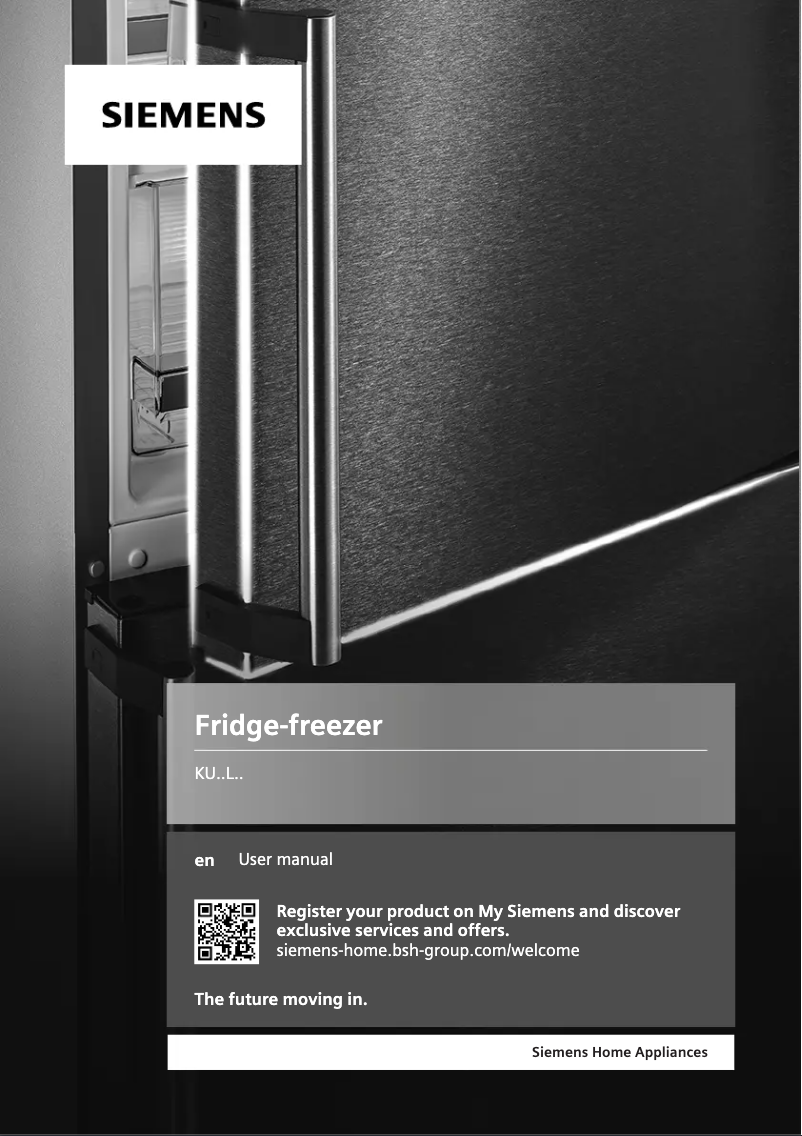 Page n°1 - Manuel utilisateur Siemens KU15LADF0K