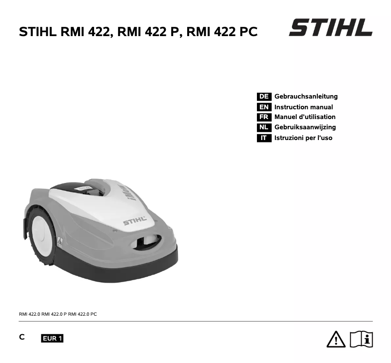 Page 1 de la notice Manuel utilisateur Stihl iMow RMI 422