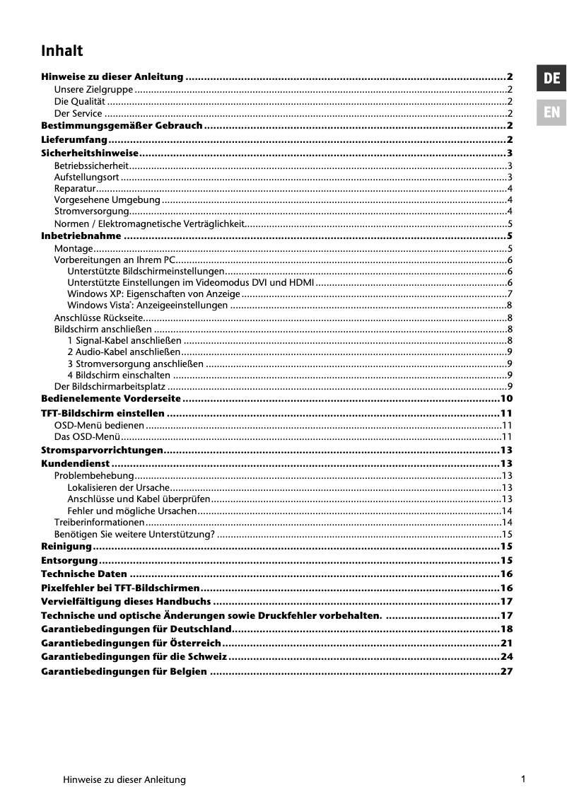 Page n°1 - Manuel utilisateur Medion Akoya P55005 MD20120