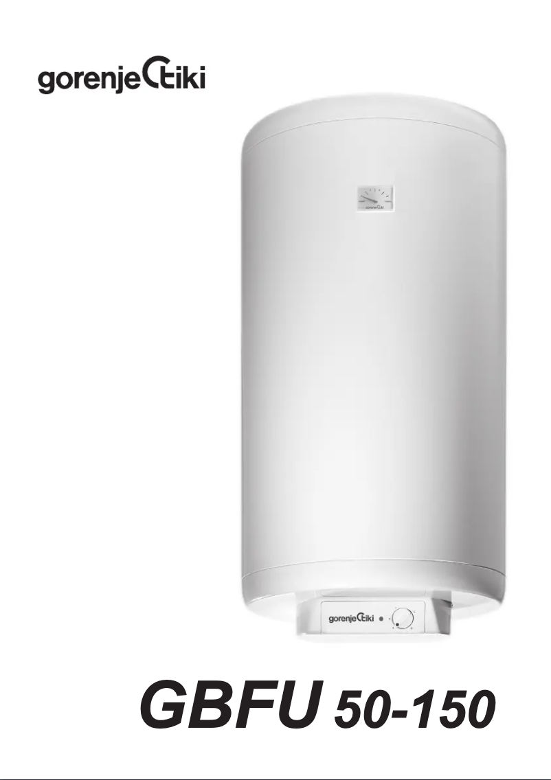 Image de la première page du manuel de l'appareil GBFU150B6