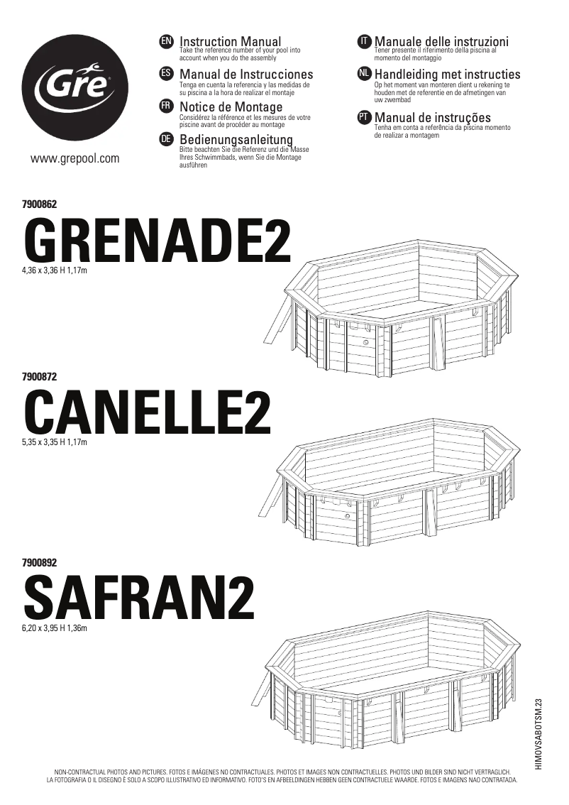 Image de la première page du manuel de l'appareil 7900862