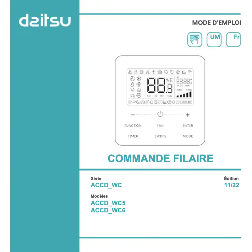 Image de la première page du manuel de l'appareil ACD 36K DB