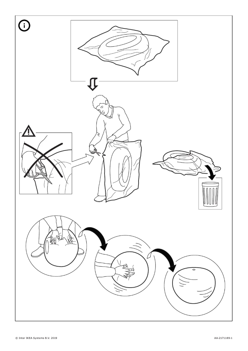 Page 1 de la notice Manuel utilisateur Ikea SANDARED 003.853.09