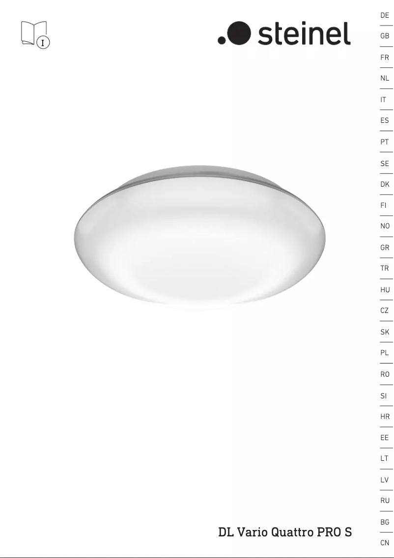 Page n°1 - Manuel utilisateur Steinel DL Vario Quattro PRO LED