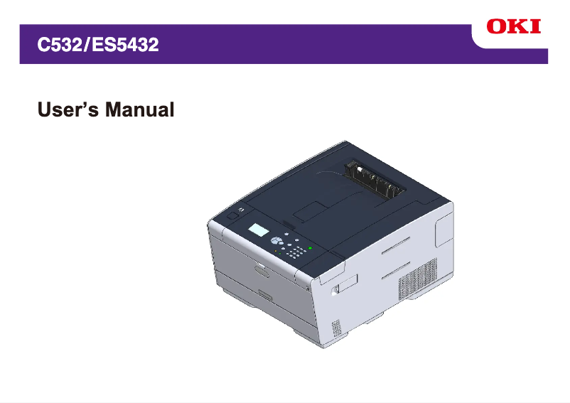 Image de la première page du manuel de l'appareil ES5432