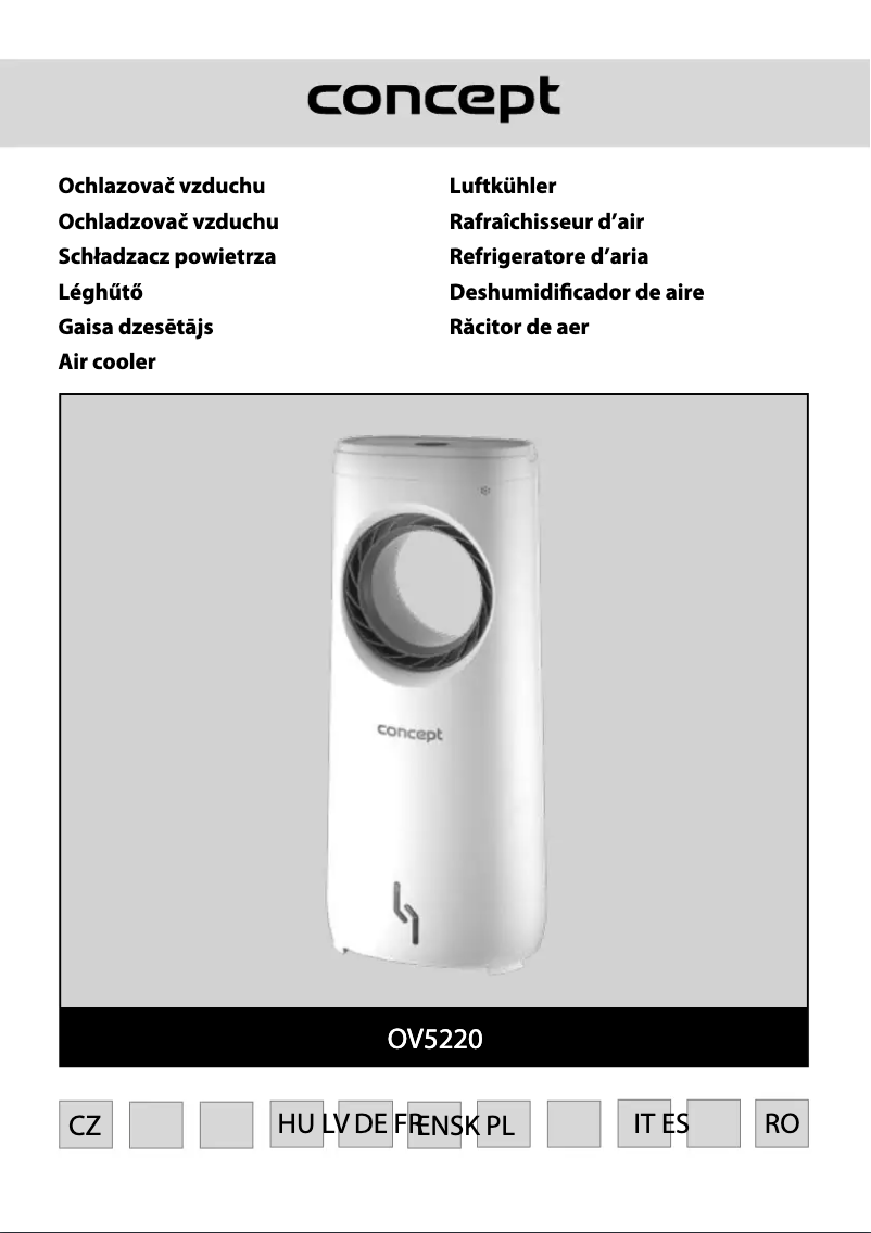 Página 1 del manual Manual de usuario Concept OV5220