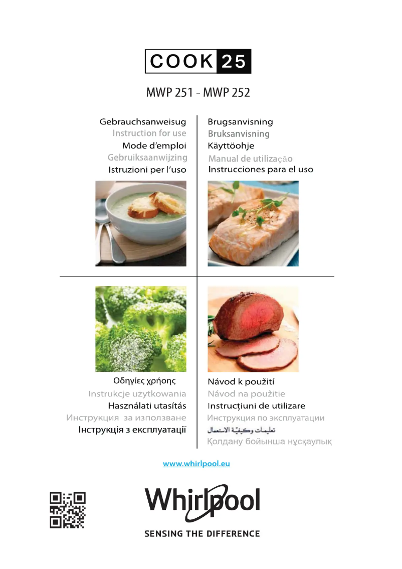 Image de la première page du manuel de l'appareil MWP 251 SB