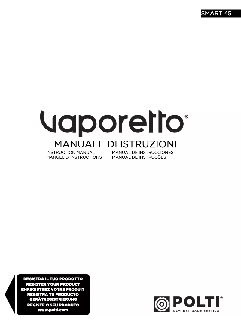 Image de la première page du manuel de l'appareil Smart 45