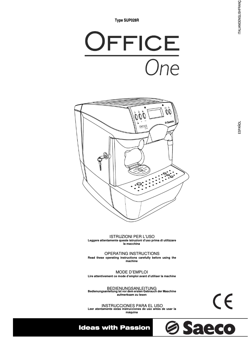 Página 1 del manual Manual de usuario Philips Saeco Office One