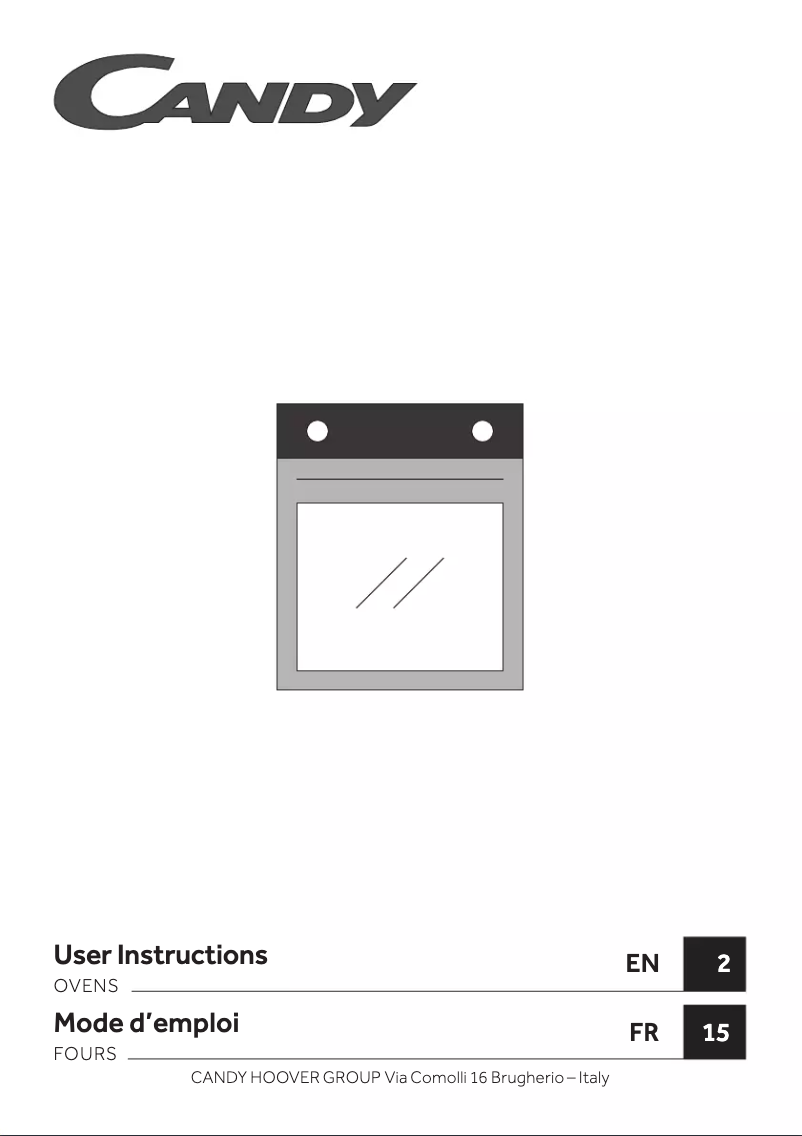 Image de la première page du manuel de l'appareil FCM855B