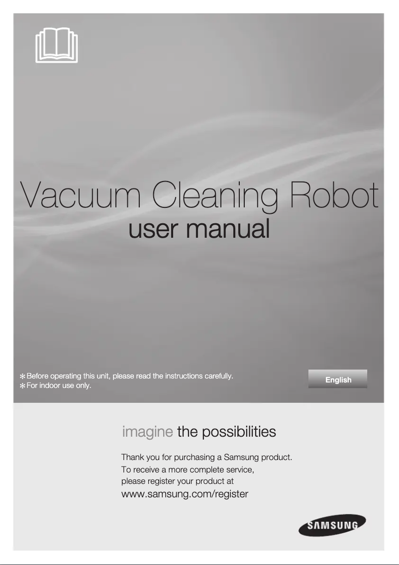 Page n°1 - Manuel utilisateur Samsung SR8930