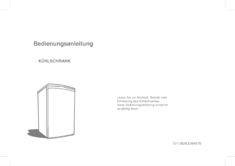 Page 1 de la notice Manuel utilisateur LG GR-151SFA