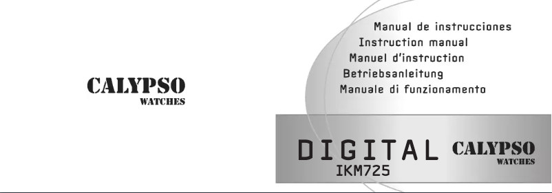Page 1 de la notice Manuel utilisateur Calypso K5630