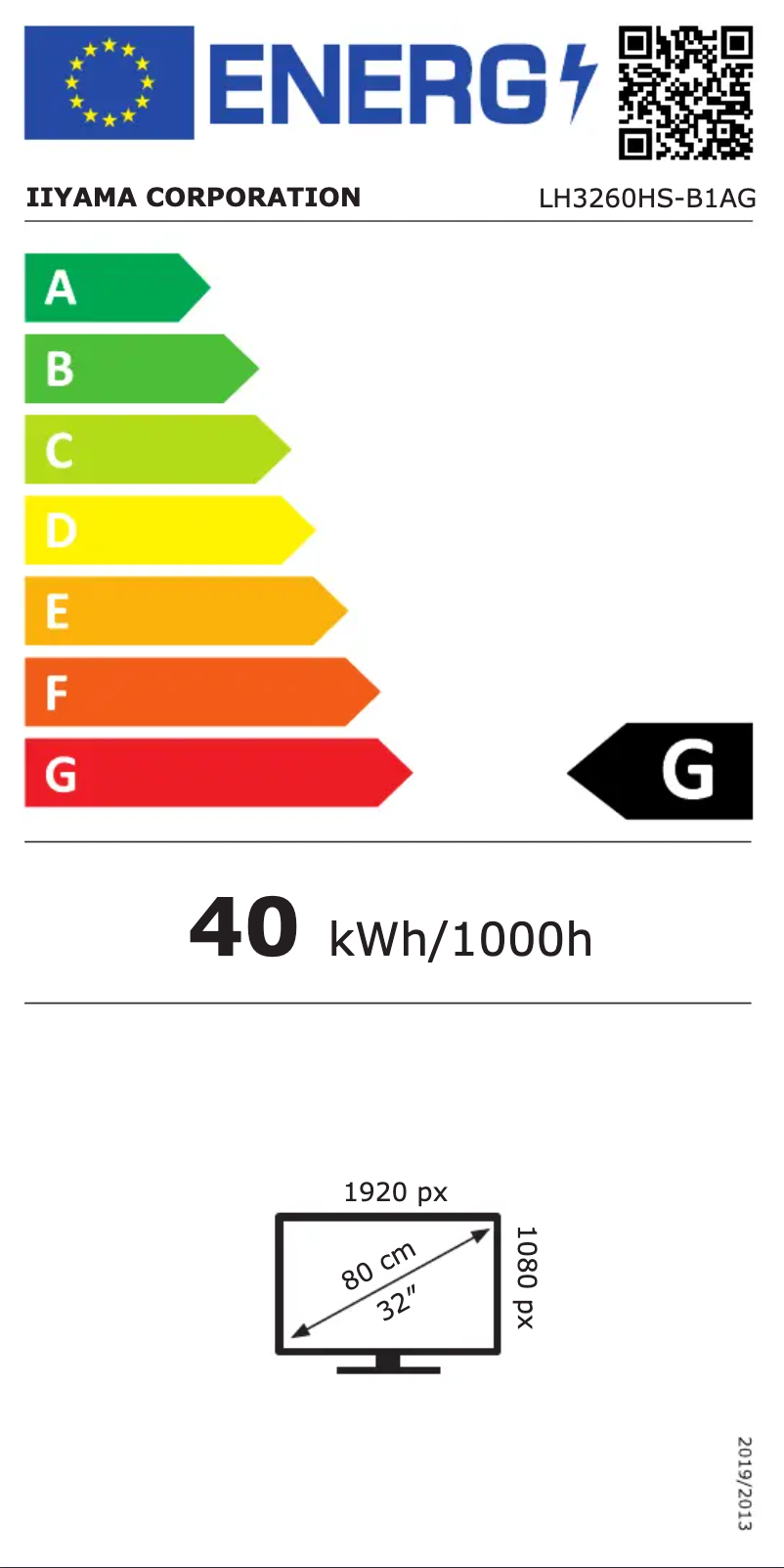 Image de la première page du manuel de l'appareil ProLite LH3260HS
