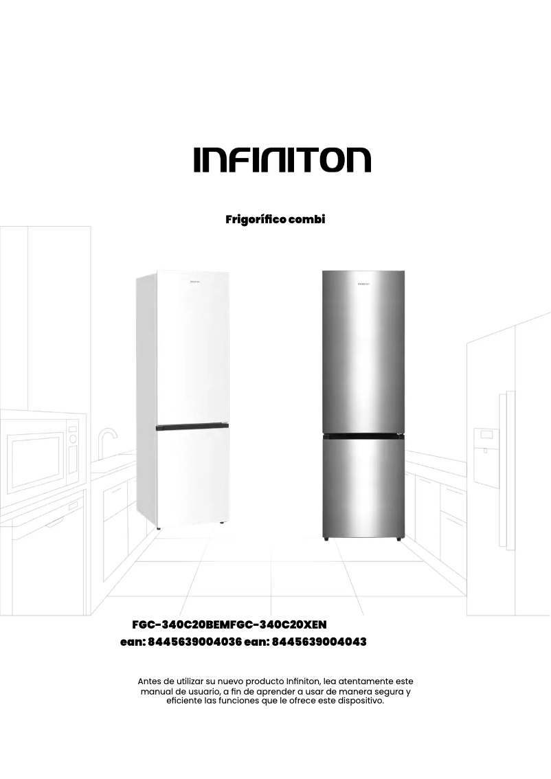 Page n°1 - Manuel utilisateur Infiniton FGC-340C20XEN