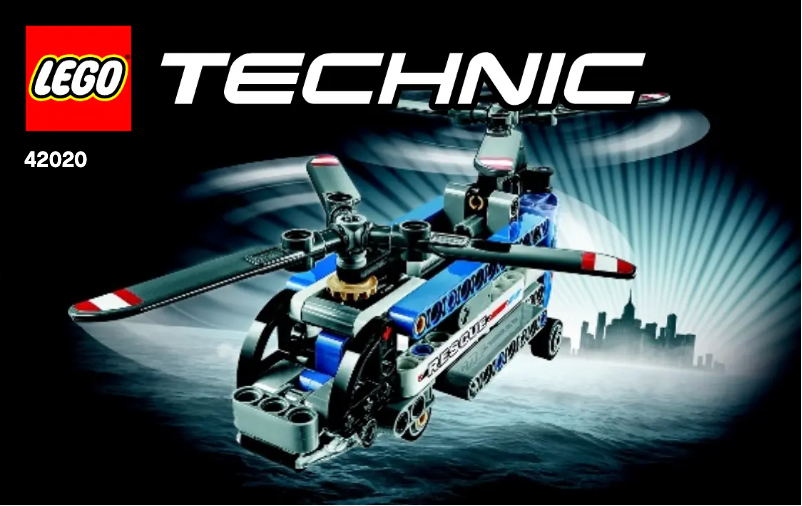 Page n°1 - Manuel utilisateur Lego Technic 42020