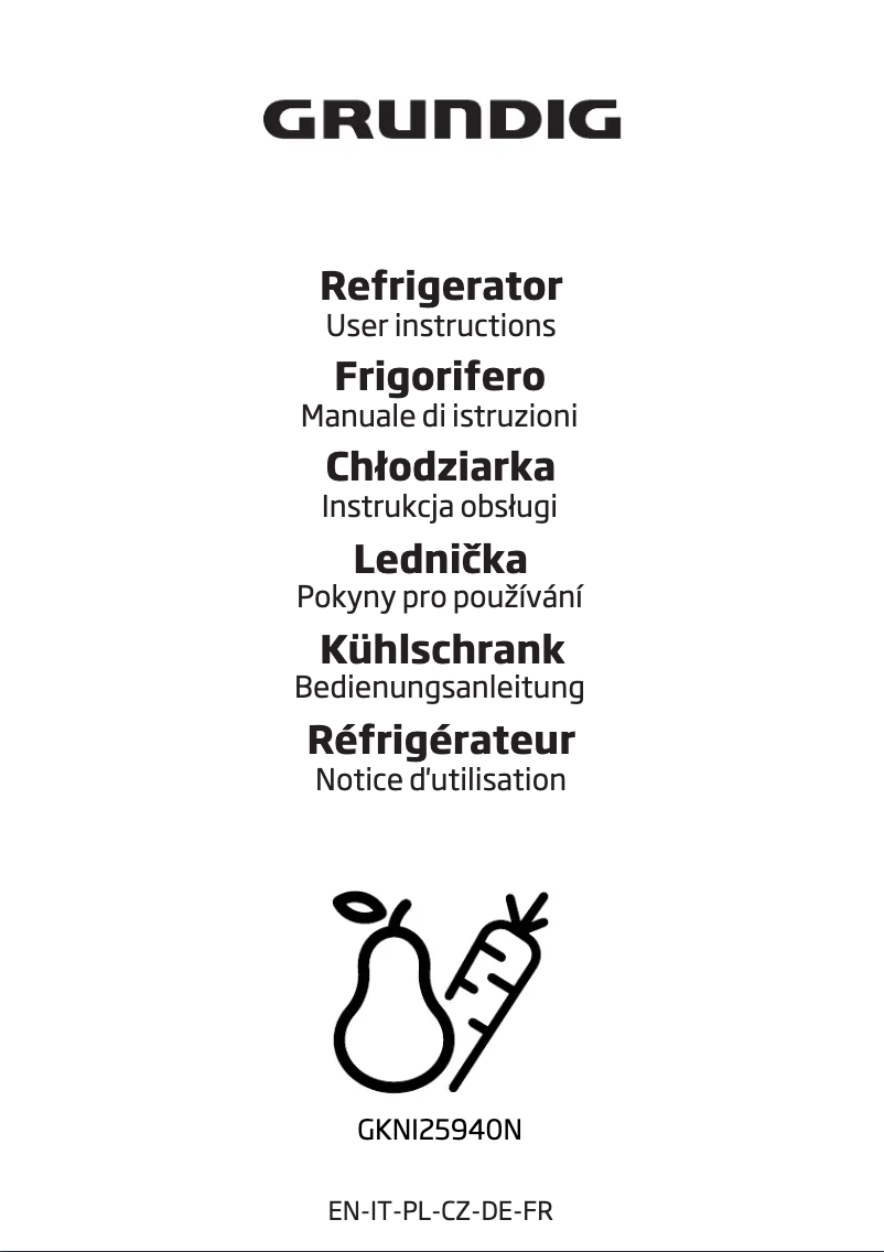 Imagen de la primera página del manual del dispositivo GKNI 25940 N