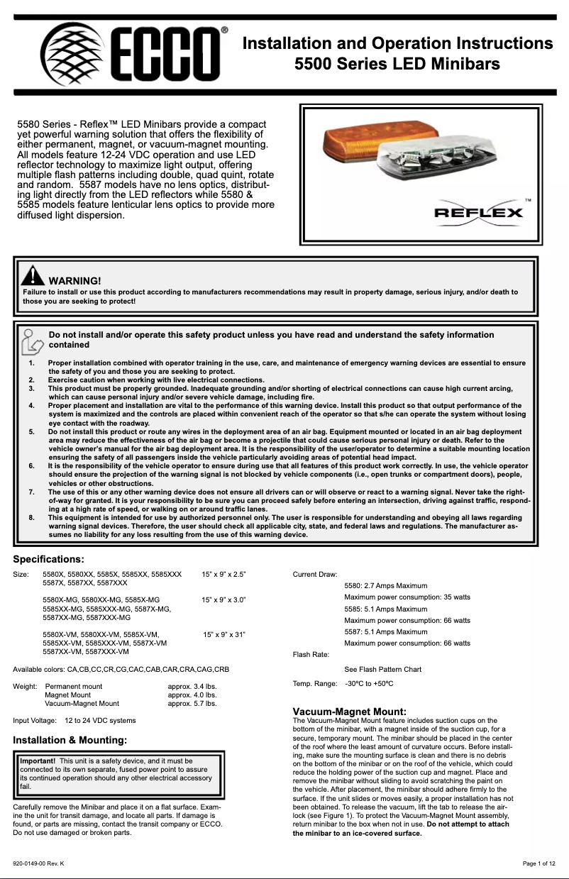 Image de la première page du manuel de l'appareil EB7265