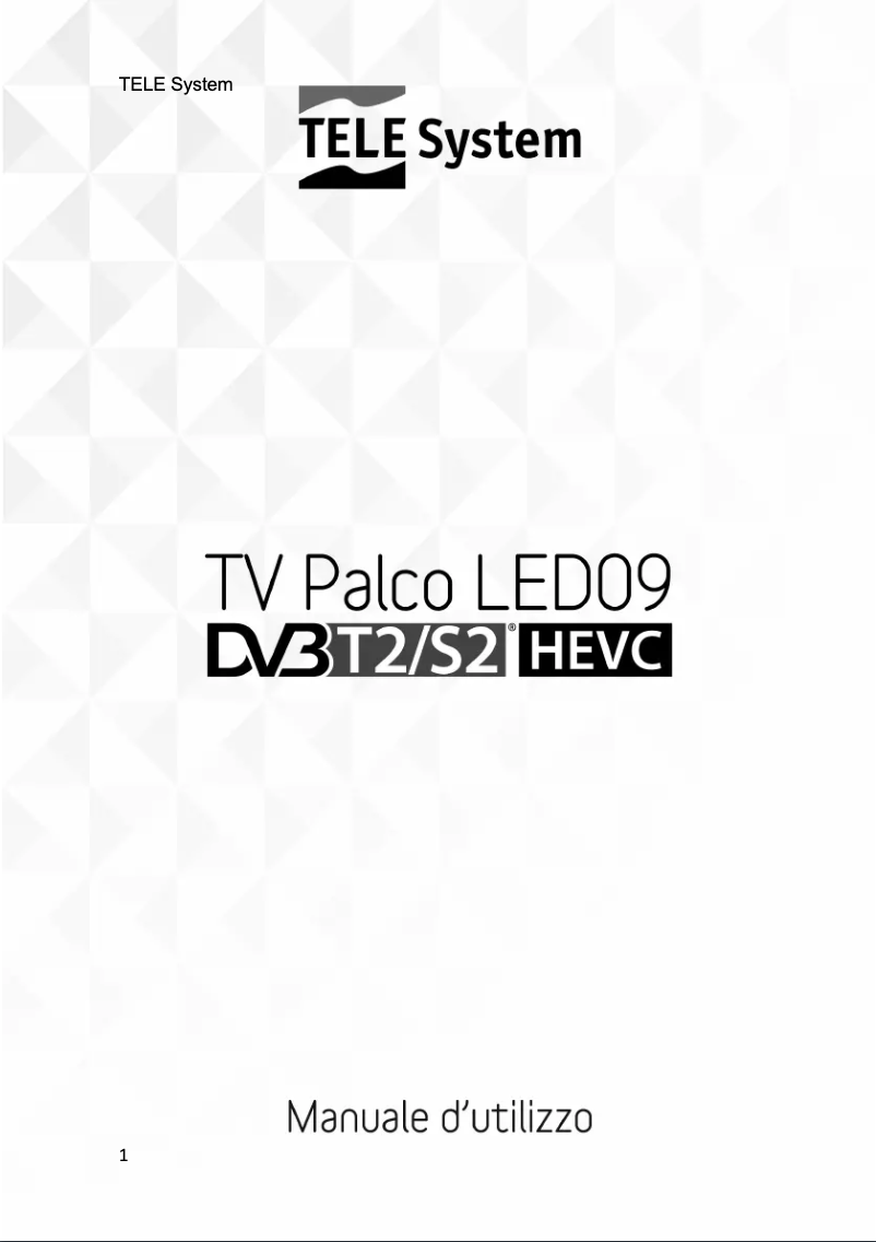 Page 1 de la notice Manuel utilisateur TELE System PALCO24 LED09