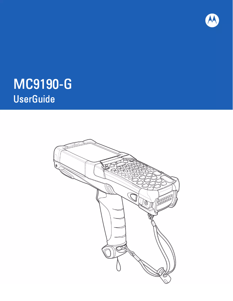 Page 1 de la notice Manuel utilisateur Zebra MC9190-G