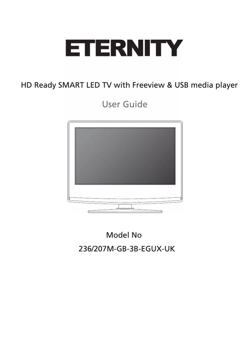 Page n°1 - Manuel utilisateur Eternity 236/207M-GB-3B-EGUX-UK