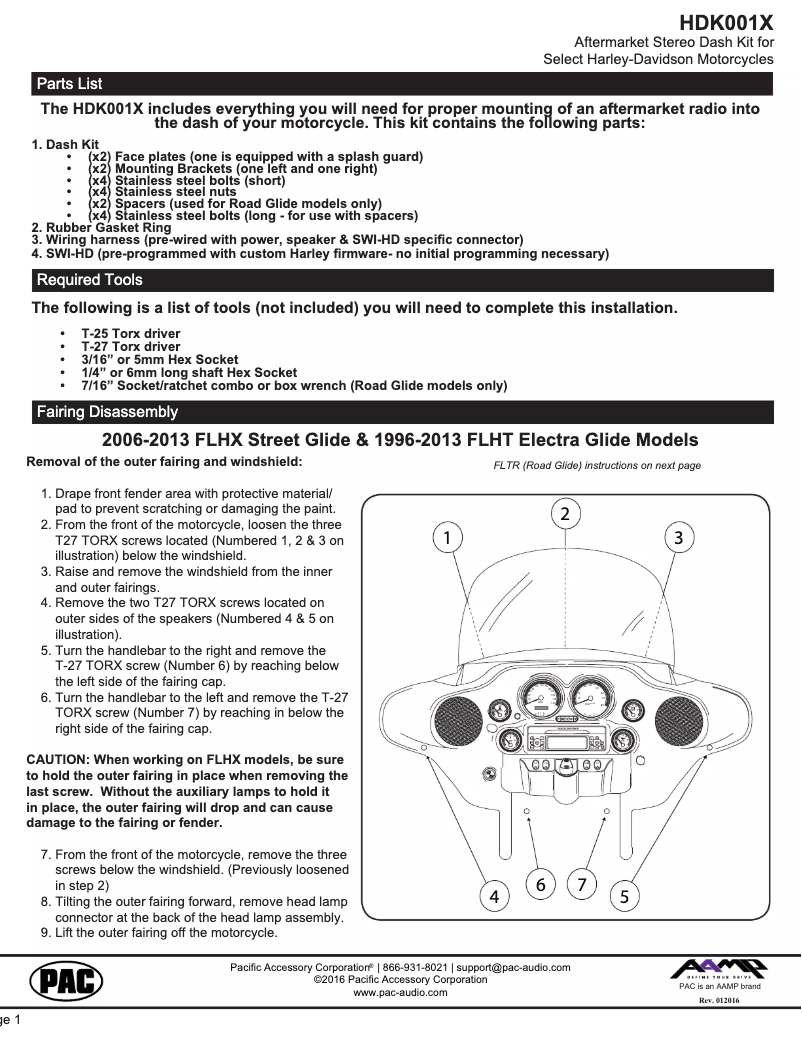 Image de la première page du manuel de l'appareil HDK001X
