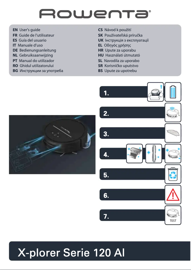 Page n°1 - Manuel utilisateur Rowenta X-Plorer Serie 120 AI RR7865