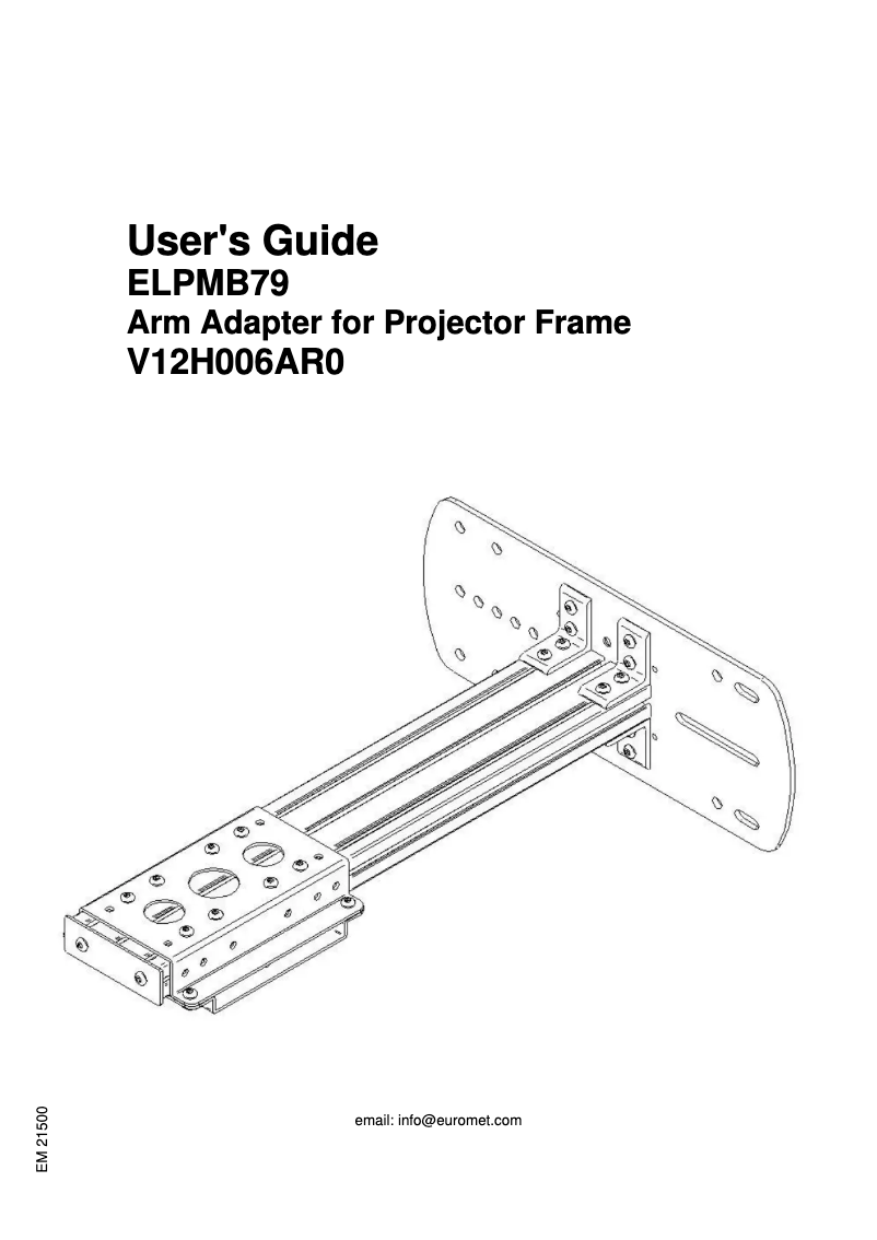 Página 1 del manual Manual de usuario Epson ELPMB79