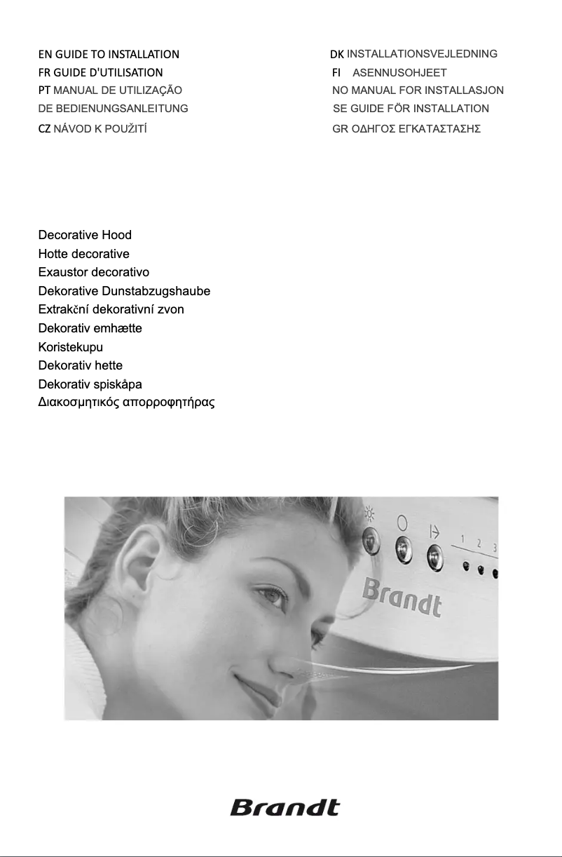 Page 1 de la notice Manuel utilisateur Brandt AD1186X