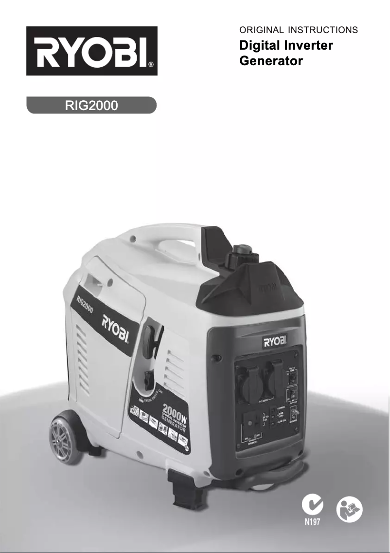 Image de la première page du manuel de l'appareil RIG2000