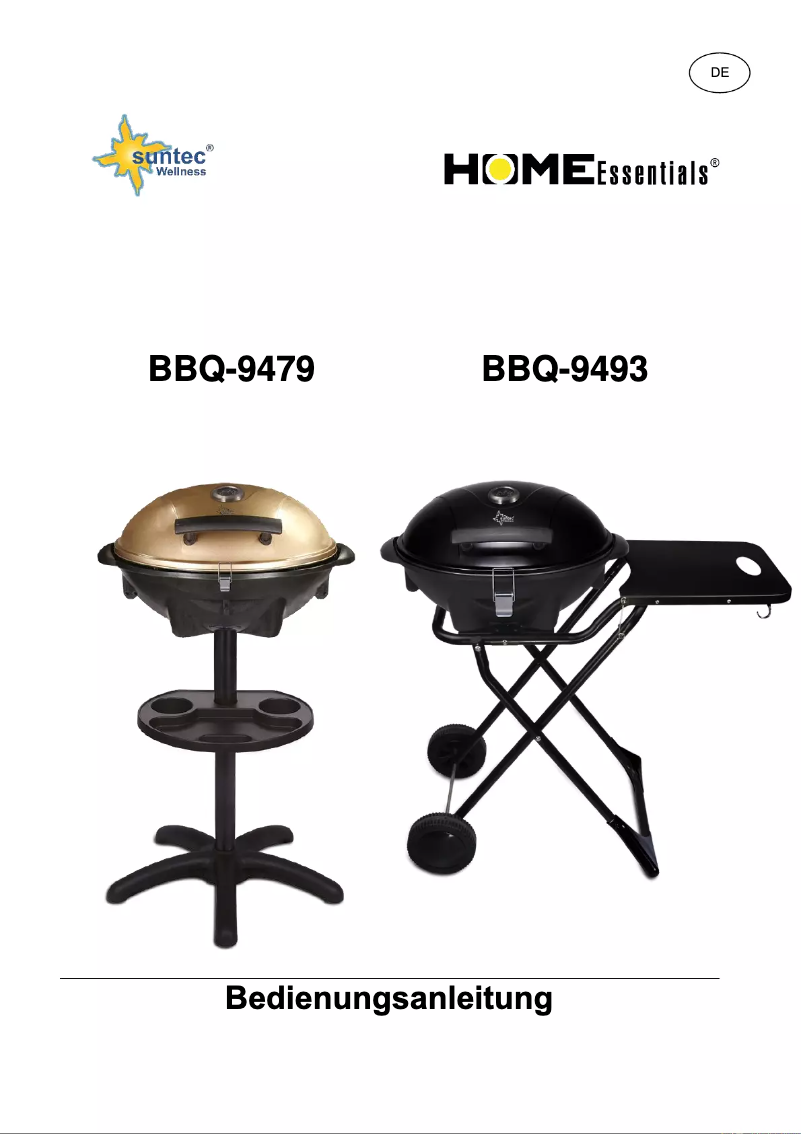 Page n°1 - Manuel utilisateur Suntec BBQ-9493