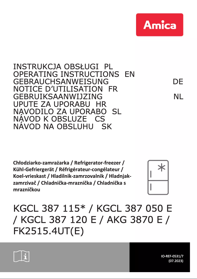 Image de la première page du manuel de l'appareil FK2515.4UT