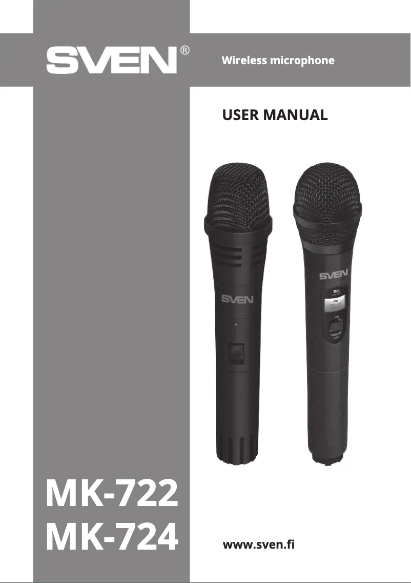 Image de la première page du manuel de l'appareil MK-722
