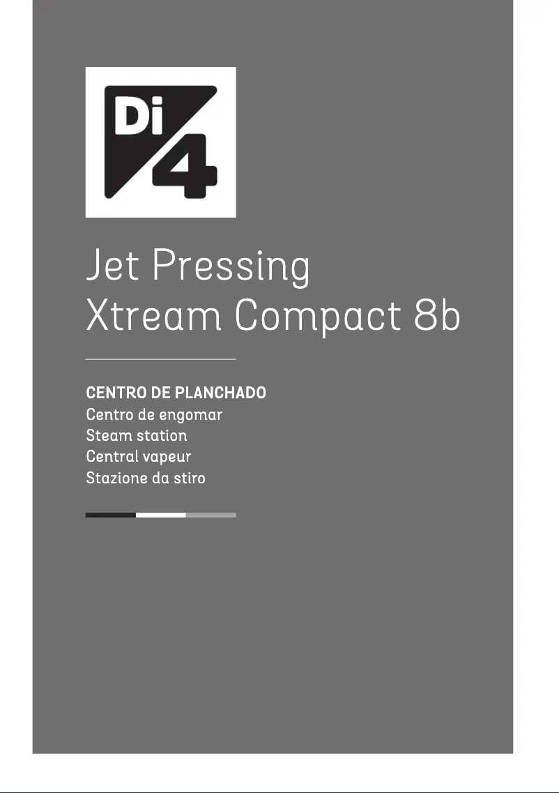 Page 1 de la notice Manuel utilisateur Di4 Jet Pressing Xtreamcompact 8B