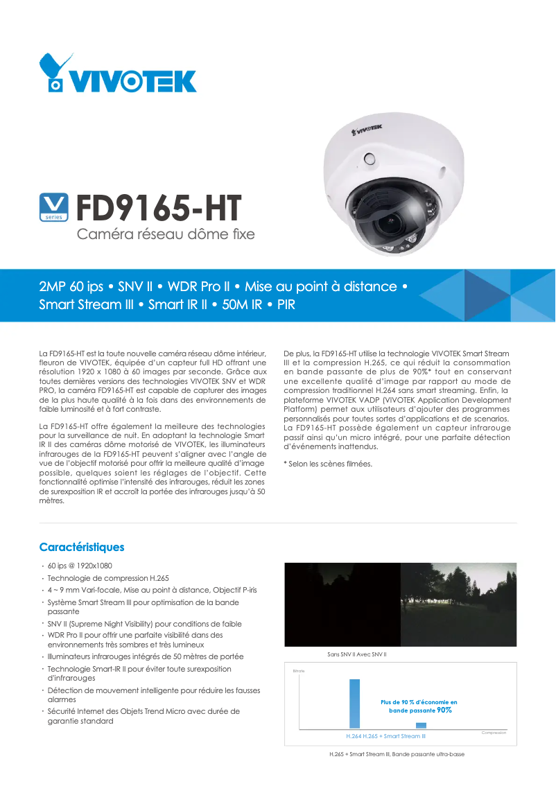 Image de la première page du manuel de l'appareil Fixed Dome FD9165-HT-A