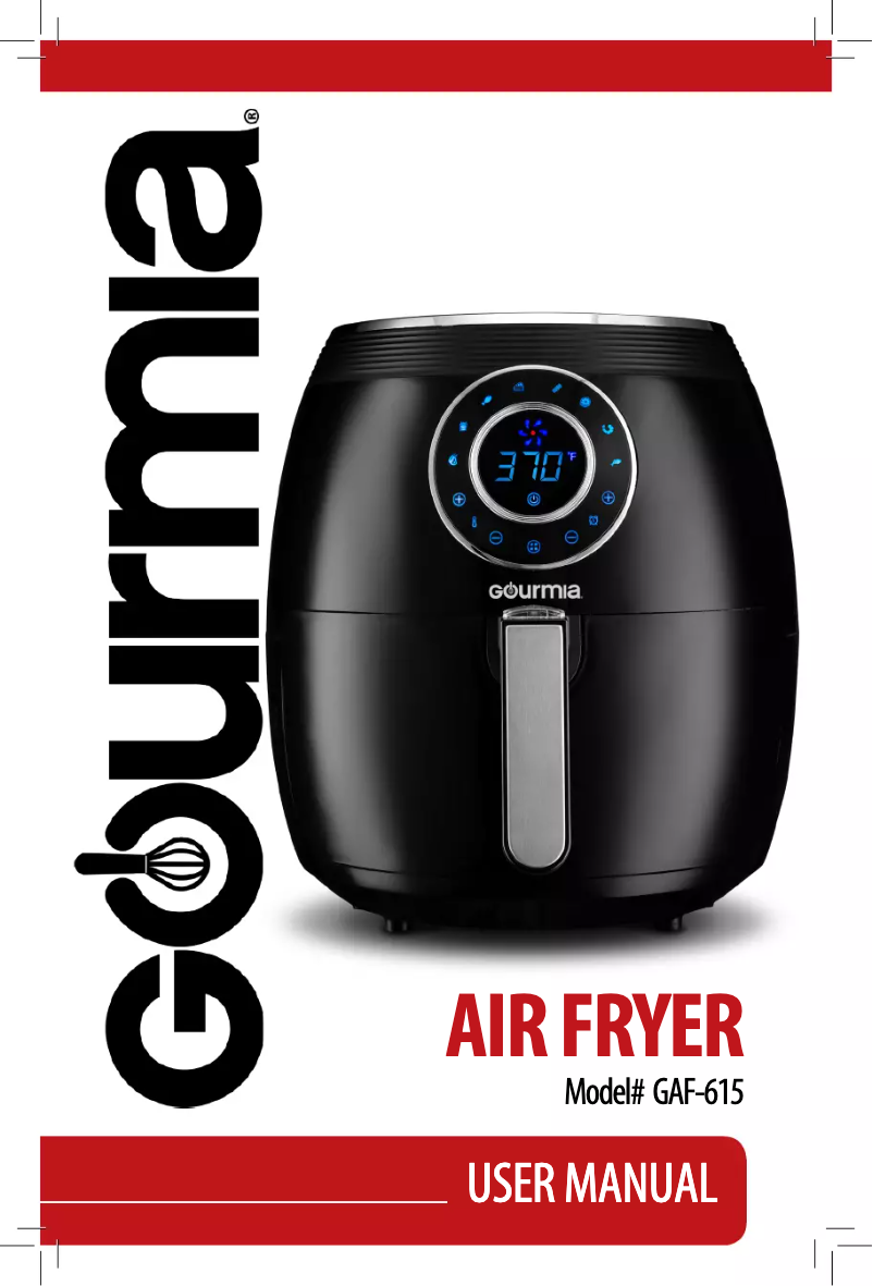 Page n°1 - Manuel utilisateur Gourmia GAF615