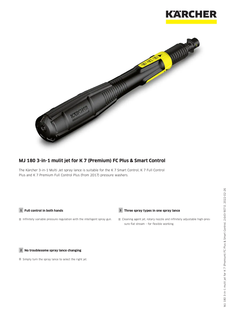 Image de la première page du manuel de l'appareil MJ 180