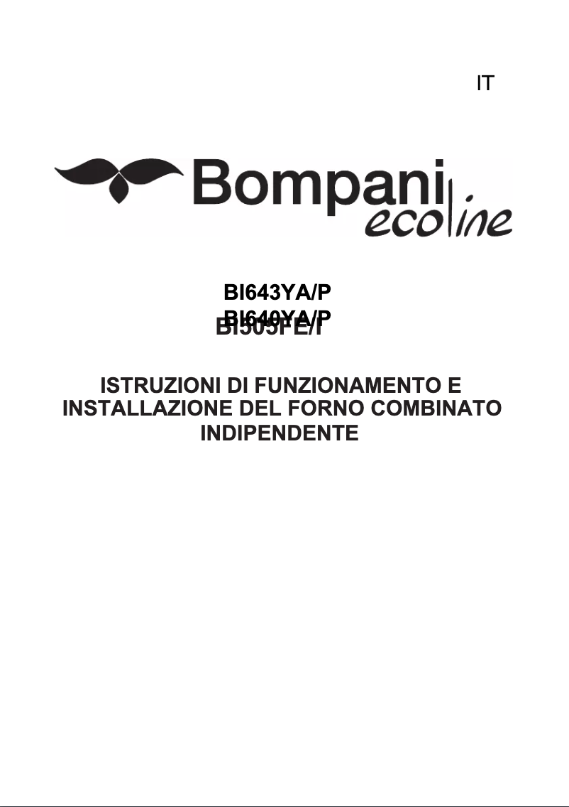 Image de la première page du manuel de l'appareil BI640YA/P