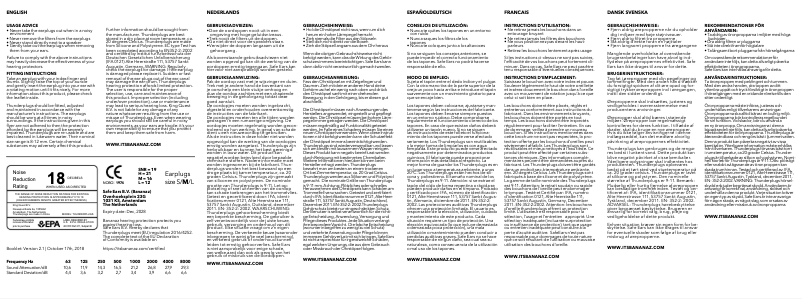 Page 1 of the manual User Manual Thunderplugs Duo