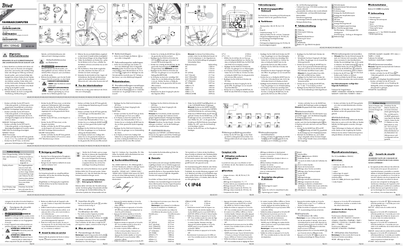 Image de la première page du manuel de l'appareil IAN 109642