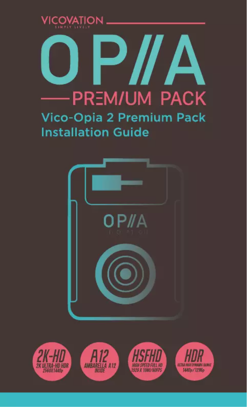 Image de la première page du manuel de l'appareil Opia 2