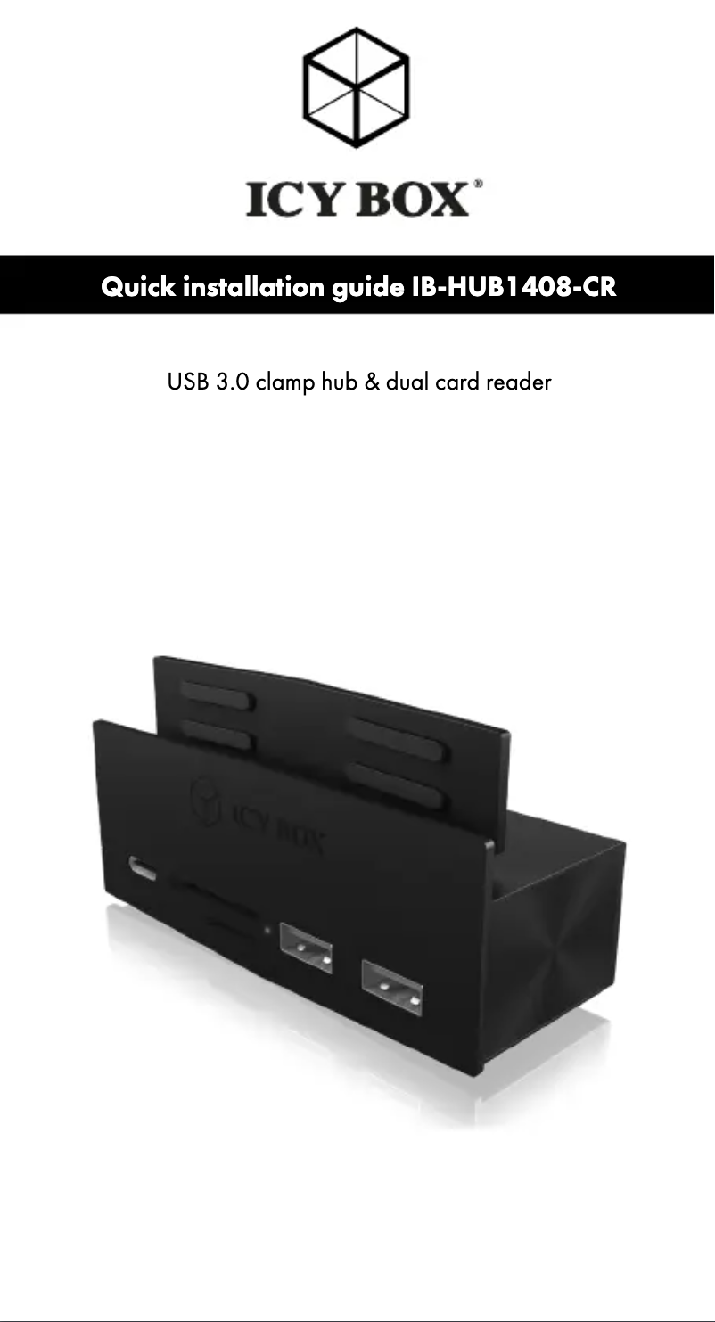 Imagen de la primera página del manual del dispositivo IB-HUB1408-CR