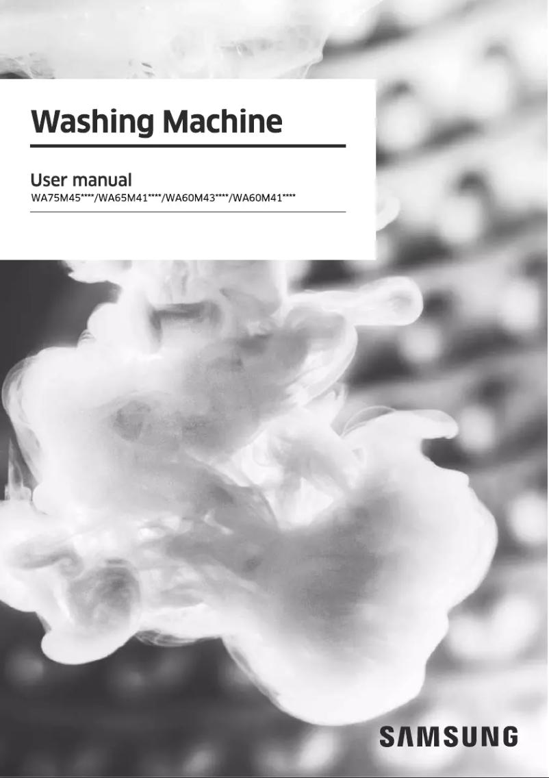 Image de la première page du manuel de l'appareil WA65M4101HY